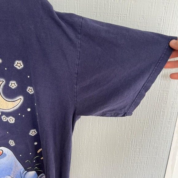 Disney Winnie the Pooh and Piglet Night Gown Navy Blue Womens XL - Picture 3 of 6